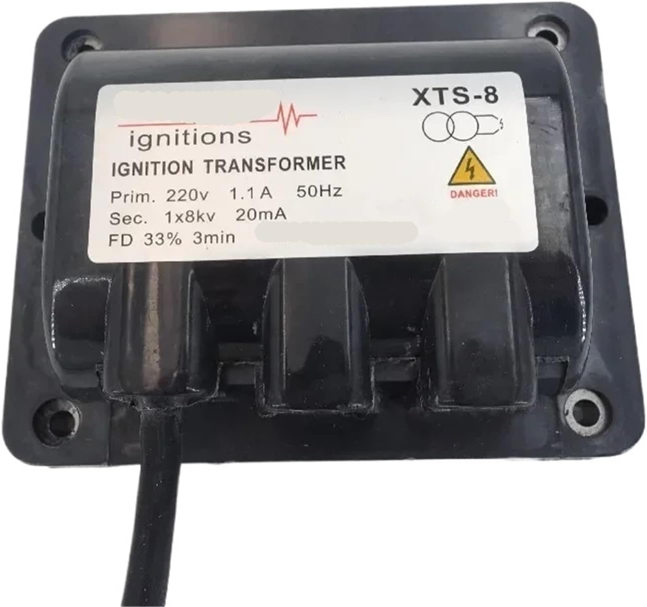 Igniter for Gas Burner 8KV High Voltage Single Electrode Output for Natural Gas Liquefied Gas Burner