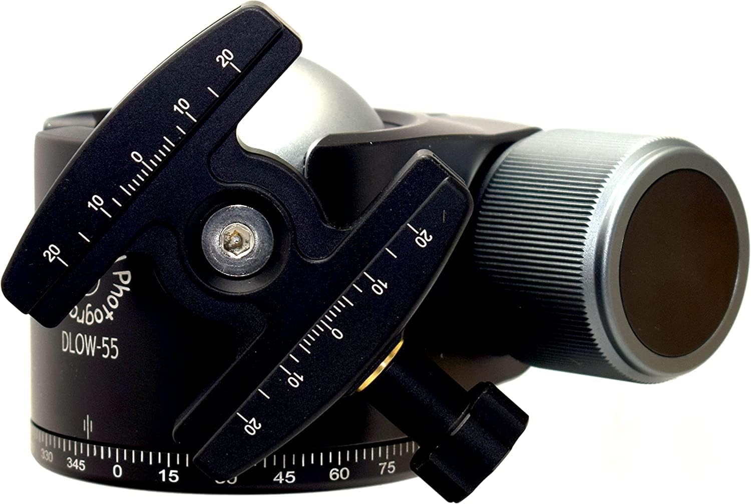 Desmond DLOW-55R 55mm Low Profile Ball Head w Rapid Clamp Compatible with Arca QR Plates