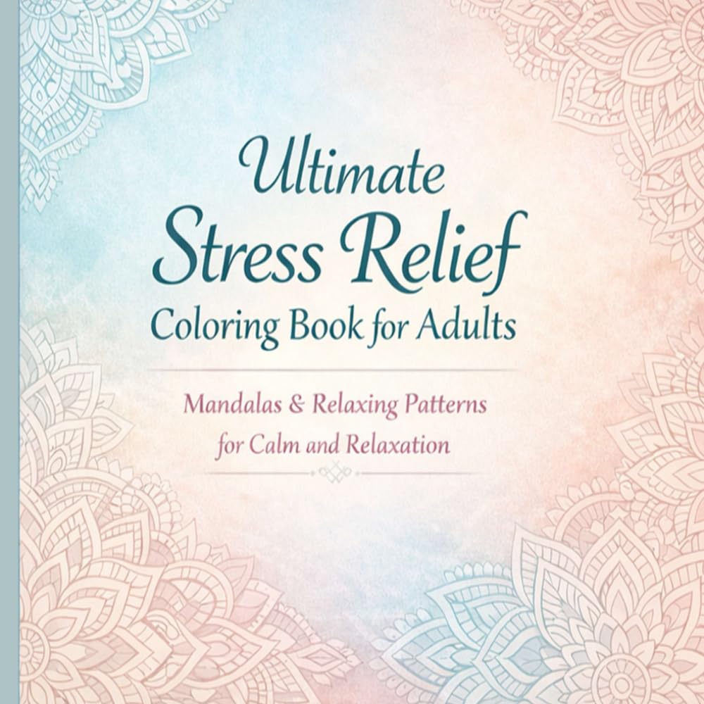 Ultimate Stress Relief Coloring Book for Adults