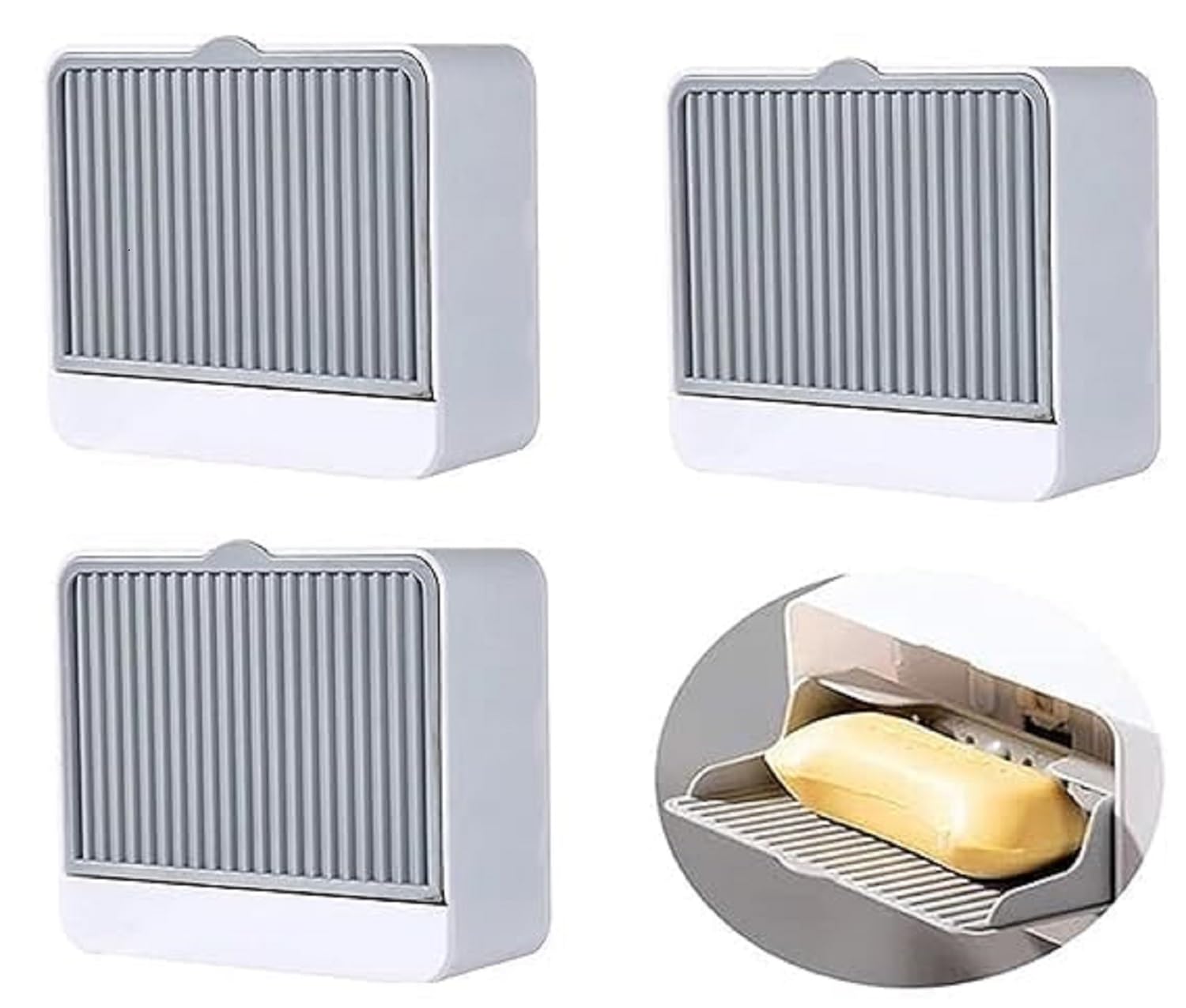 See full amazon price history chart for Plastic Shreya Store Wall Mounted Soap Box With Lid Double Grids Soap Draining Rack Bathroom Soap Holder (1 Lid, 3, Multi) Plastic Shreya Store Wall Mounted Soap Box With Lid Double Grids Soap Draining Rack Bathroom Soap Holder (1 Lid, 3, Multi) (B0DB8KFRBY) Amazon Price History, Amazon Price Tracker