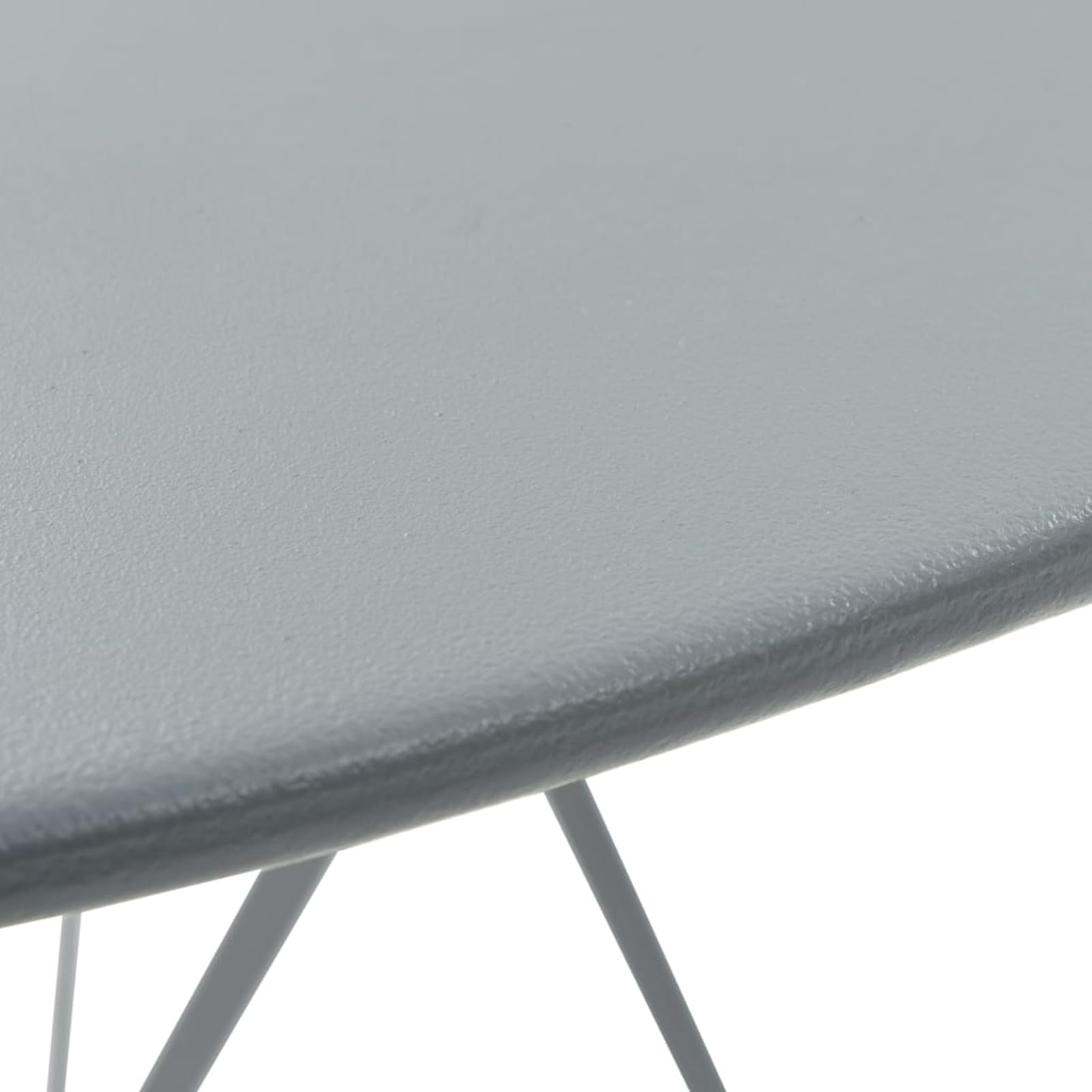 Gecheer Set da bistrot, 3 pezzi, in acciaio grigio, for esterno