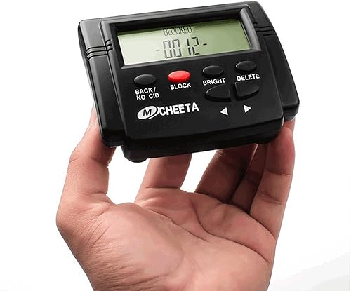 Miniatura 5 de Bloqueador de llamadas para teléfonos fijos, caja de identificación de llamadas para evitar el acoso con pantalla LCD, 4000 grupos de gran