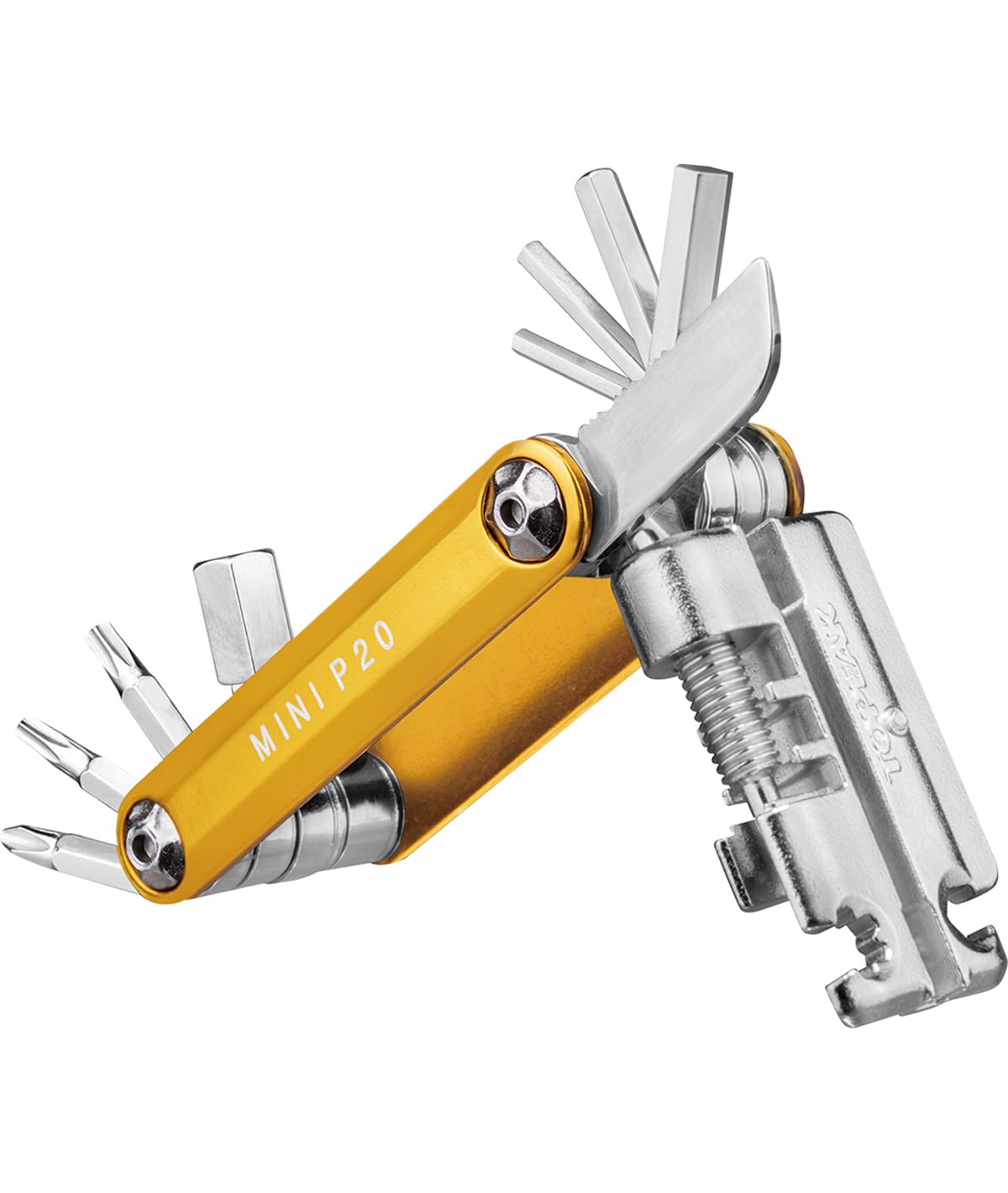 Topeak Mini herramienta P20, color dorado