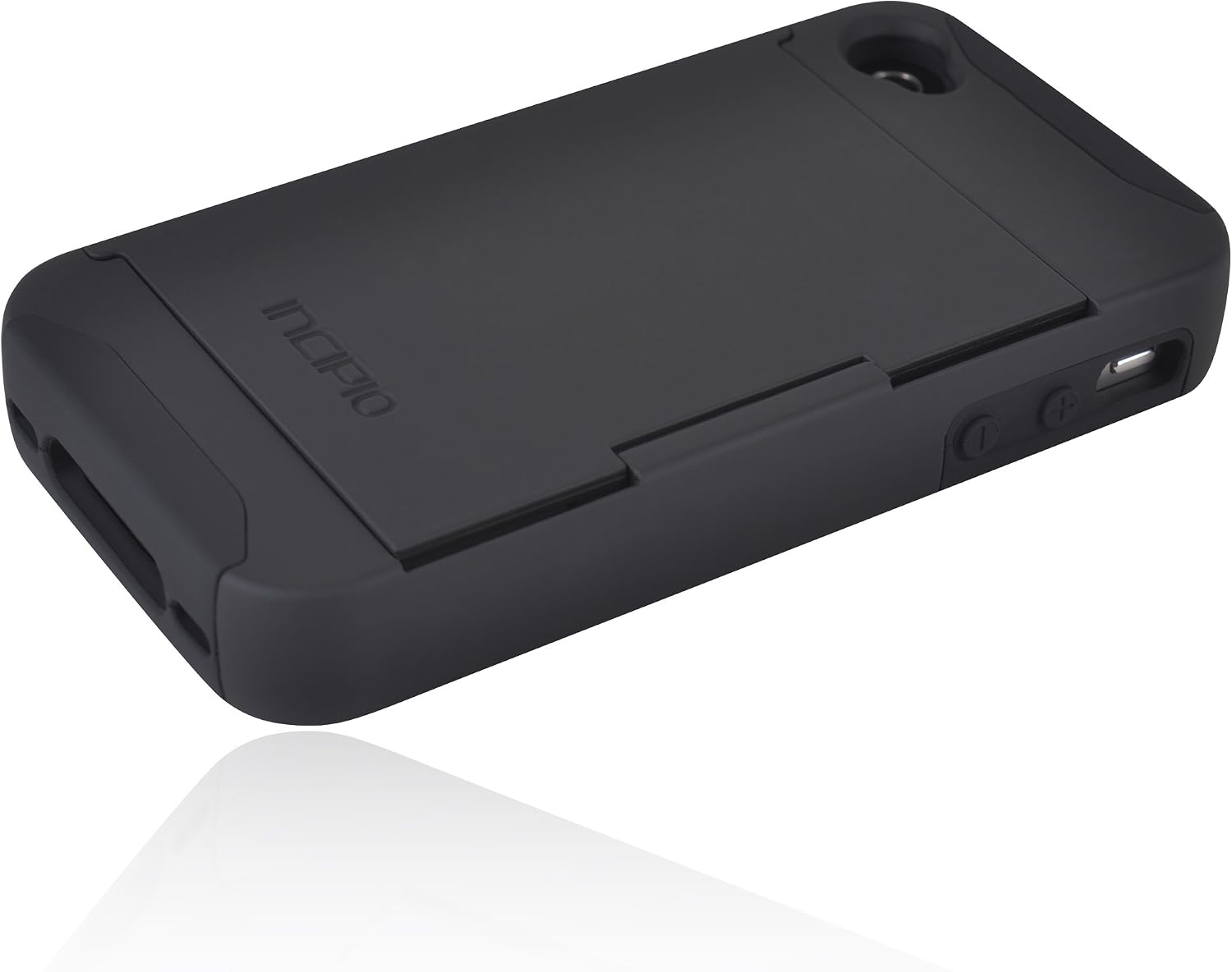 Incipio IPH-677 Stowaway Credit Card Case for iPhone 4/4S - Retail Packaging - Black