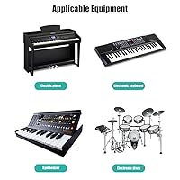 Vista 3 de Ancable Cable controlador MIDI USB B de 3 pies para interfaz de audio, piano, teclado, mezclador, altavoz, instrumento, micrófono, cable USB A a B