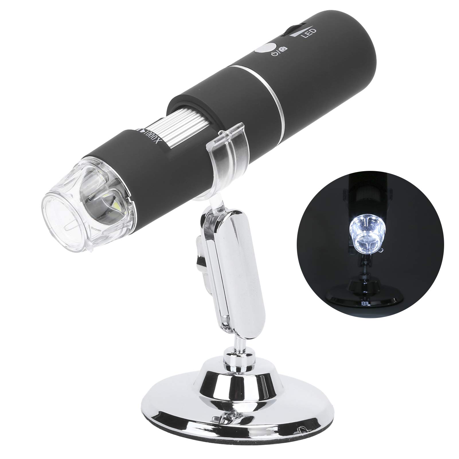 Yosoo Health Gear WiFi Digitalmikroskop 1000X, 1080P Handlupe
