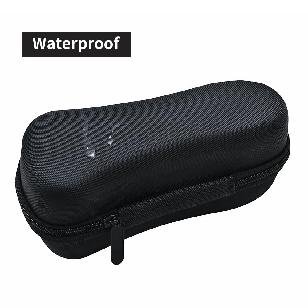 WuYan Custodia da viaggio rigida in EVA per Philips per Braun per Panasonic Rasoio elettrico da uomo Custodia rigida da trasporto Borsa da viaggio Custodia per rasoio elettrico Trimmer, Nero,