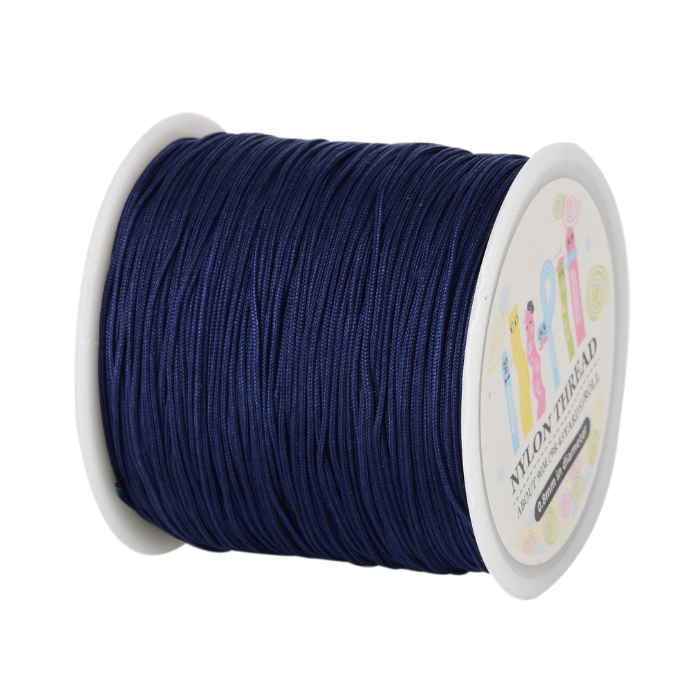 Buy PH PandaHall 100 Yards 0.8mm Nylon Beading String, Chinese Knotting