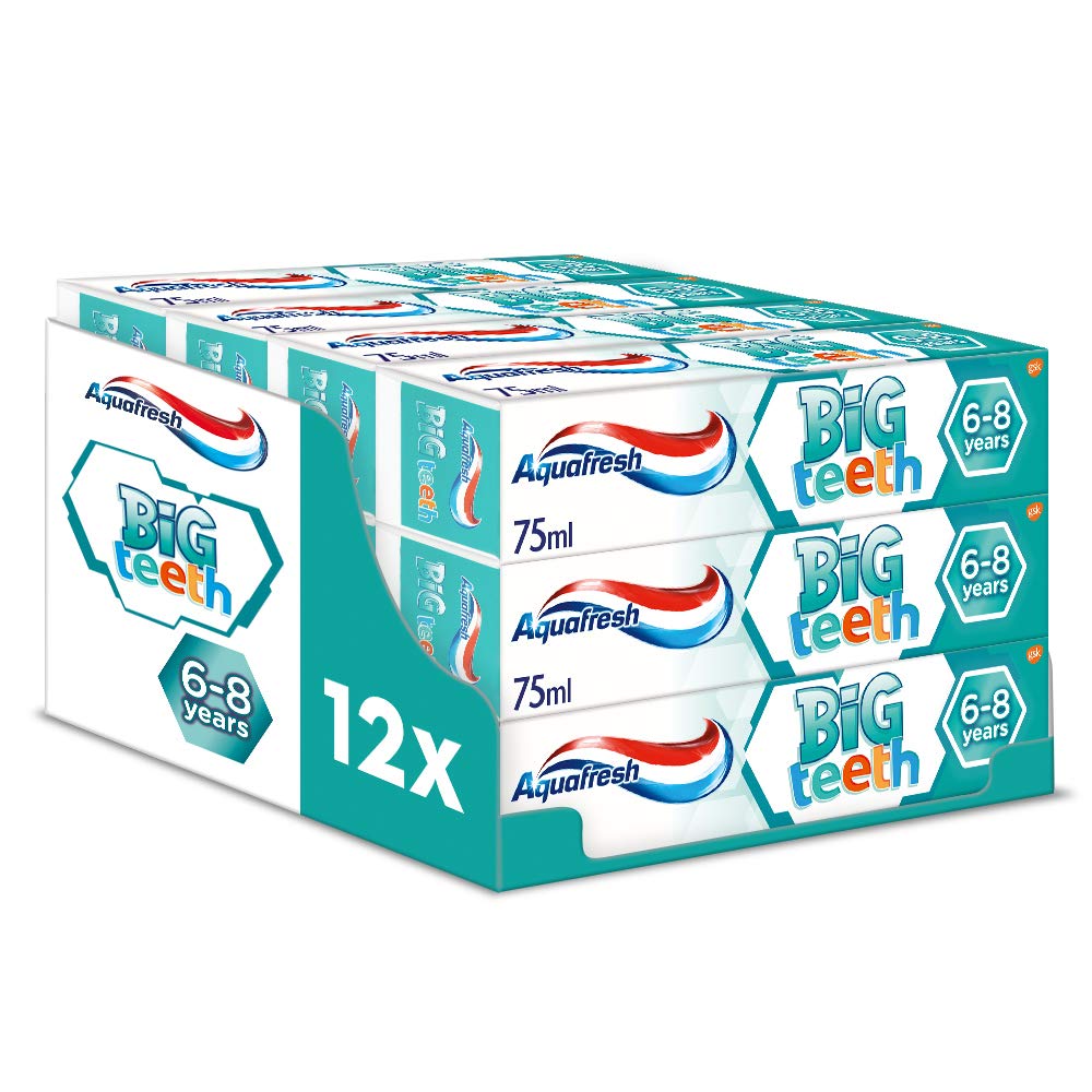 Toothpaste Big Teeth 6-8 Years 75 ml (Pack of 12)
