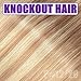 Knockout Hair Fits like a Halo Hair Extensions, 16-Inch, Human, 120 Grams, Dark Blonde Medium Blonde Mix - #12/20-16