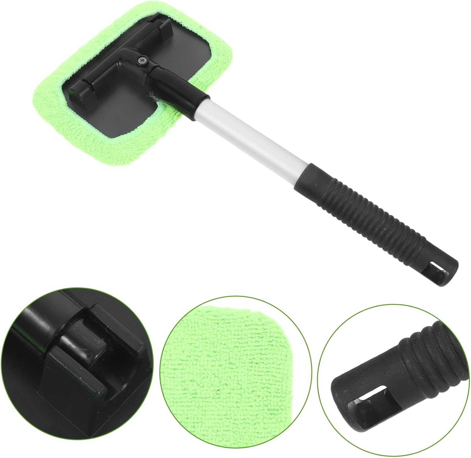 Expandable Windshield Cleaning Brush Kit 1 Set Car Window Cleaner Tool Handle for Easy Exterior Glass Cleaning