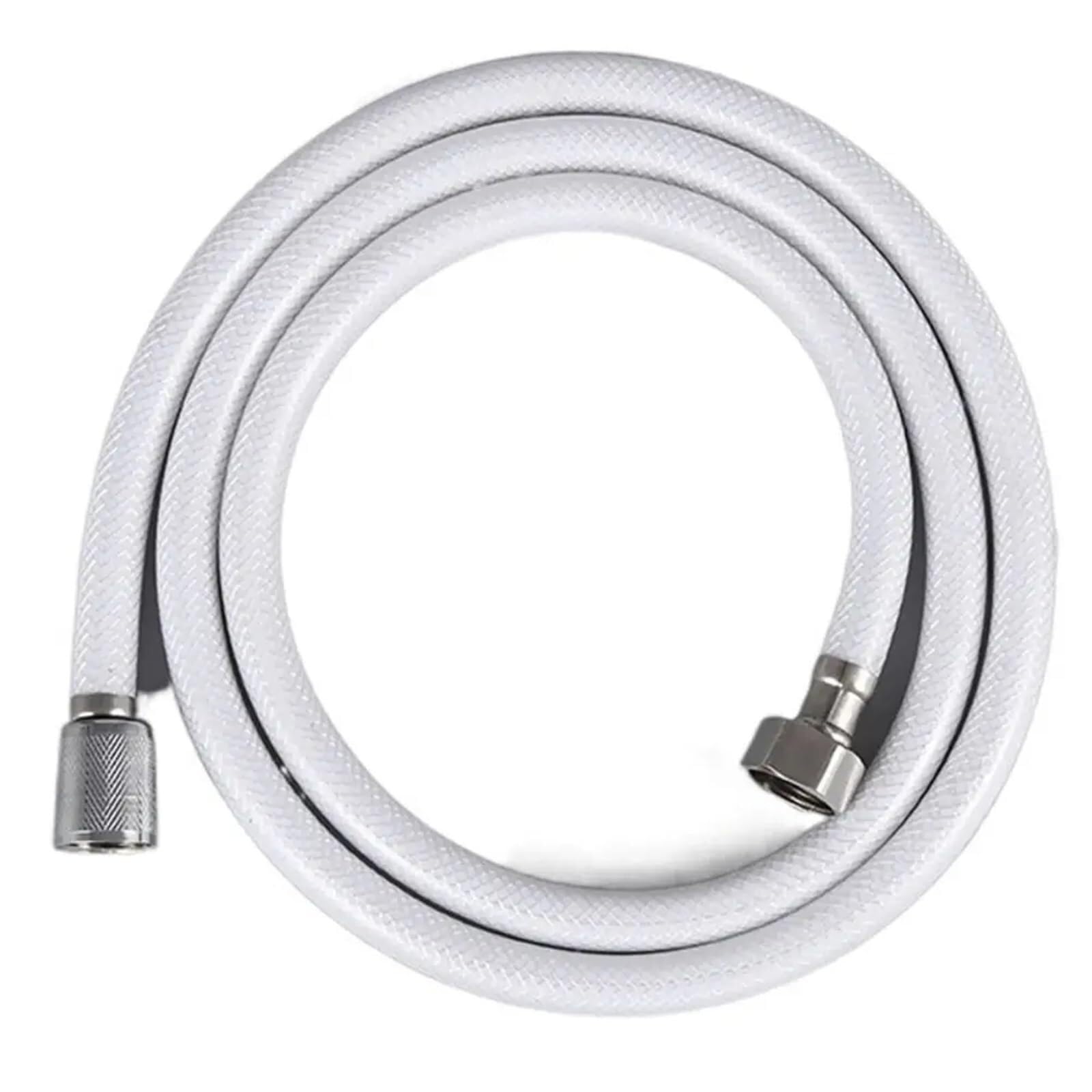 Shower Hose PVC Handheld Shower Head Hose Universal Flexible Anti Winding Explosion-Proof Water Tube Bathroom Faucet Extension Pipe(1.5m)