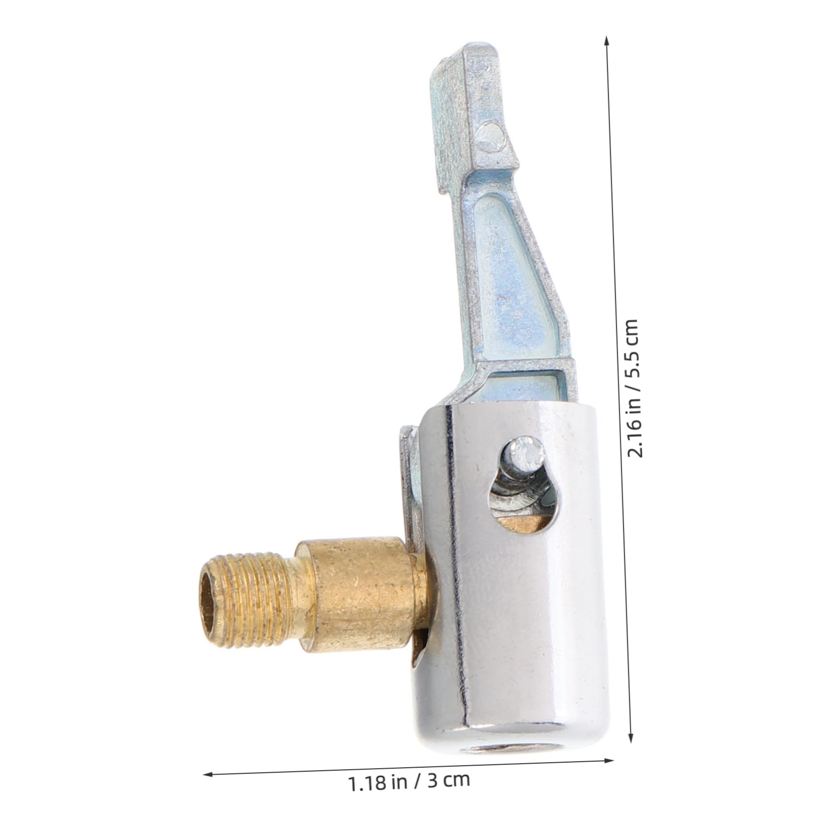 SOESFOUFU Universal Air Pump Adapter for Inflatables Locking Tire Chuck Threaded Nozzle Efficient Inflation Car Bike Tires