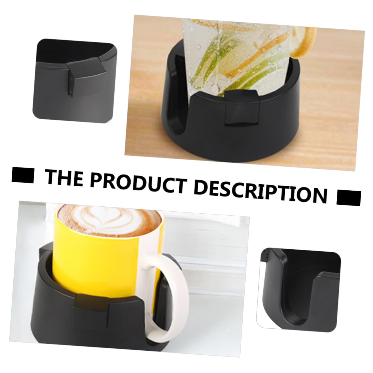 STOBAZA 1pc Tabletop Beverage Cup Holder Overturning Bottle Holder for Various Cup Container for Home Kitchen Office and More