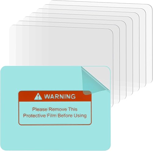 Miniatura 8 de Lente de cubierta exterior transparente para casco de soldadura, 4.72 x 5.59 pulgadas (4.724 x 5.591 in), 10 piezas para oscurecer el filtro de