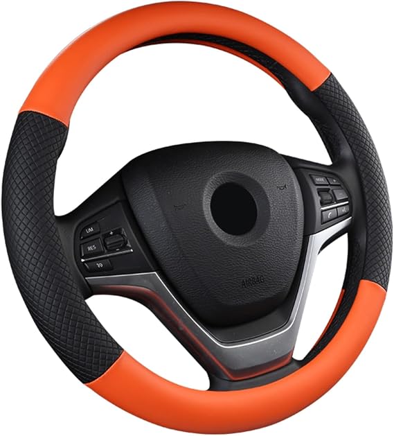 Auto Coprivolante per Smart Fortwo Cabriolet A453 2014-2019,Peloso copertura protettiva volante Protezione Custodia Caldo Invernale fodera avvolgente Decorazione Copri accessori decorazione,girare