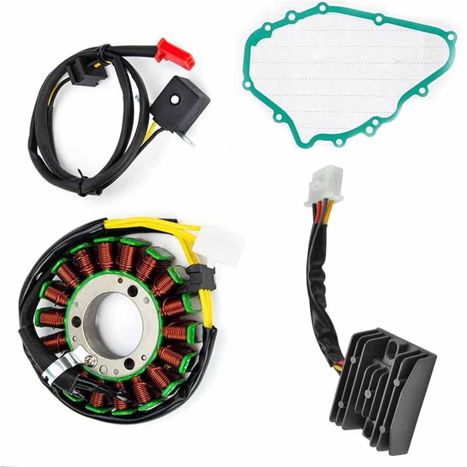 KLE 400 500 Statore Bobina Regolatore Raddrizzatore Guarnizione per K&awasaki KLE400 KLE500 per Vulcan 454 500 ER5 EX4 GPZ400S GPZ500S EN400 Twin