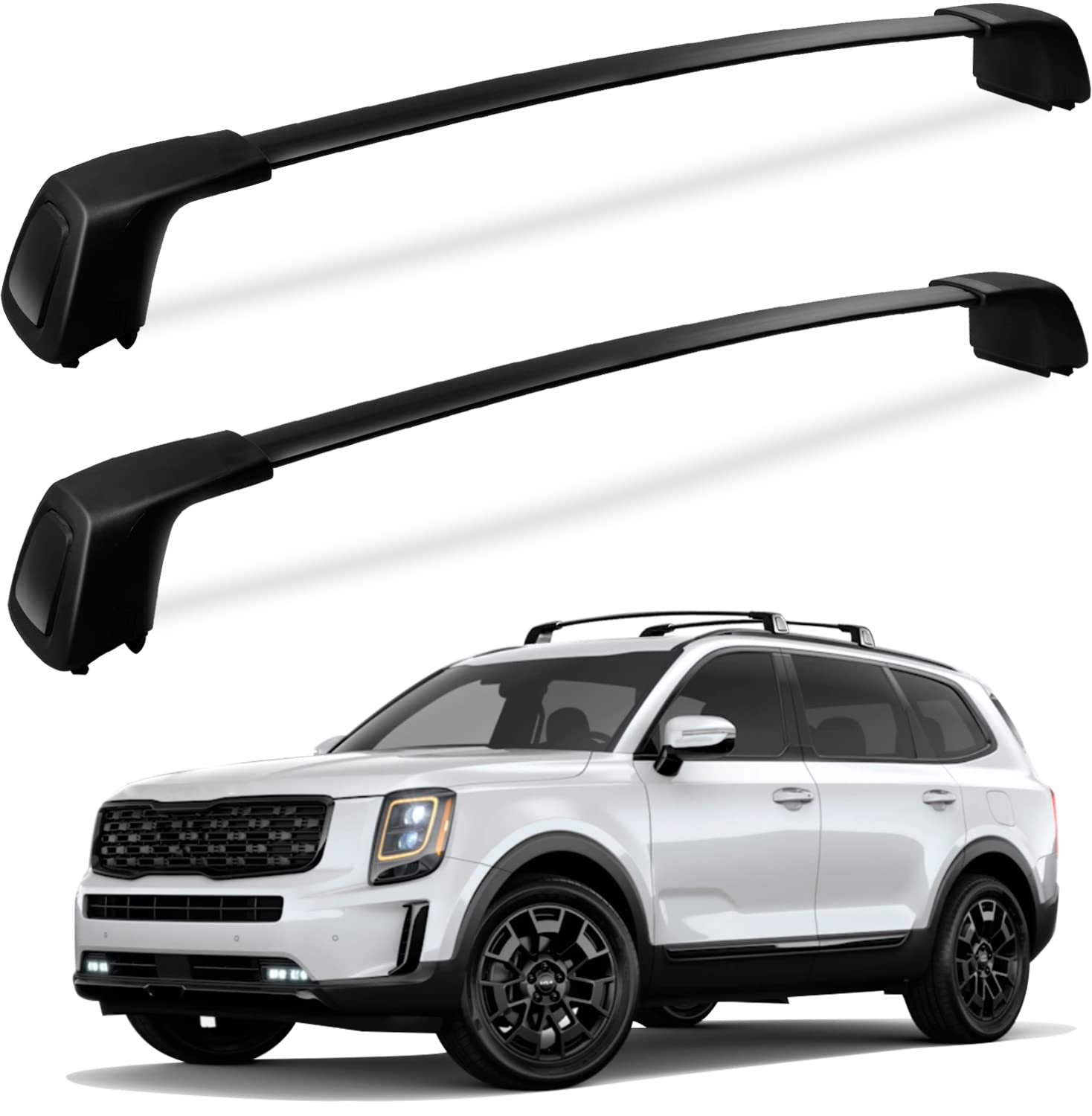 Buy Heavy Duty Lockable Roof Rack Cross Bars Fit for Kia Telluride 2019 2020 2021 2022, Anti