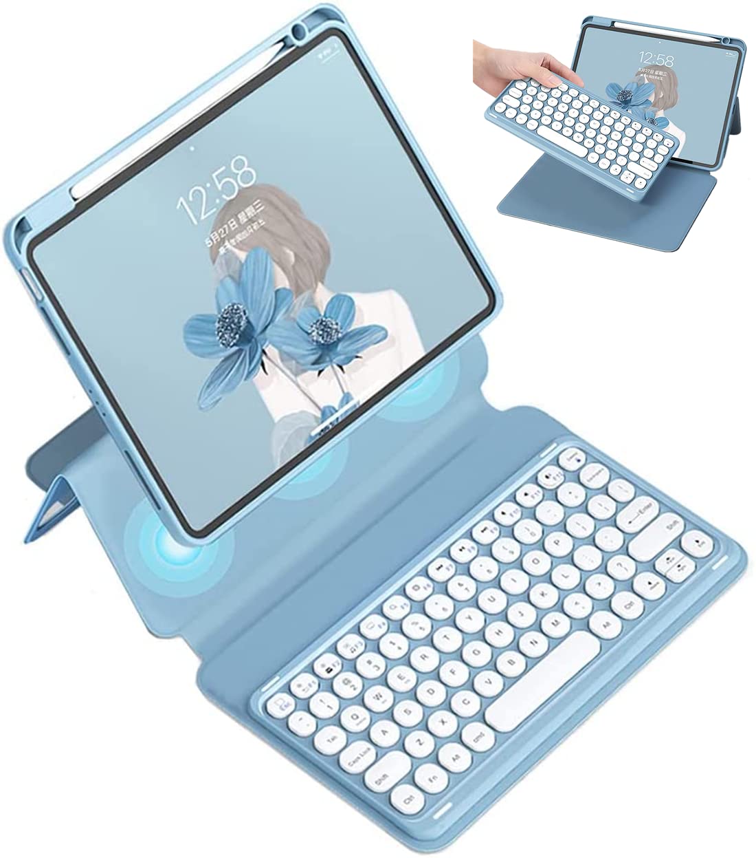 Amazon.co.jp: 磁気吸着式 iPad 9 iPad 8 iPad 7 /Air3 Pro10.5