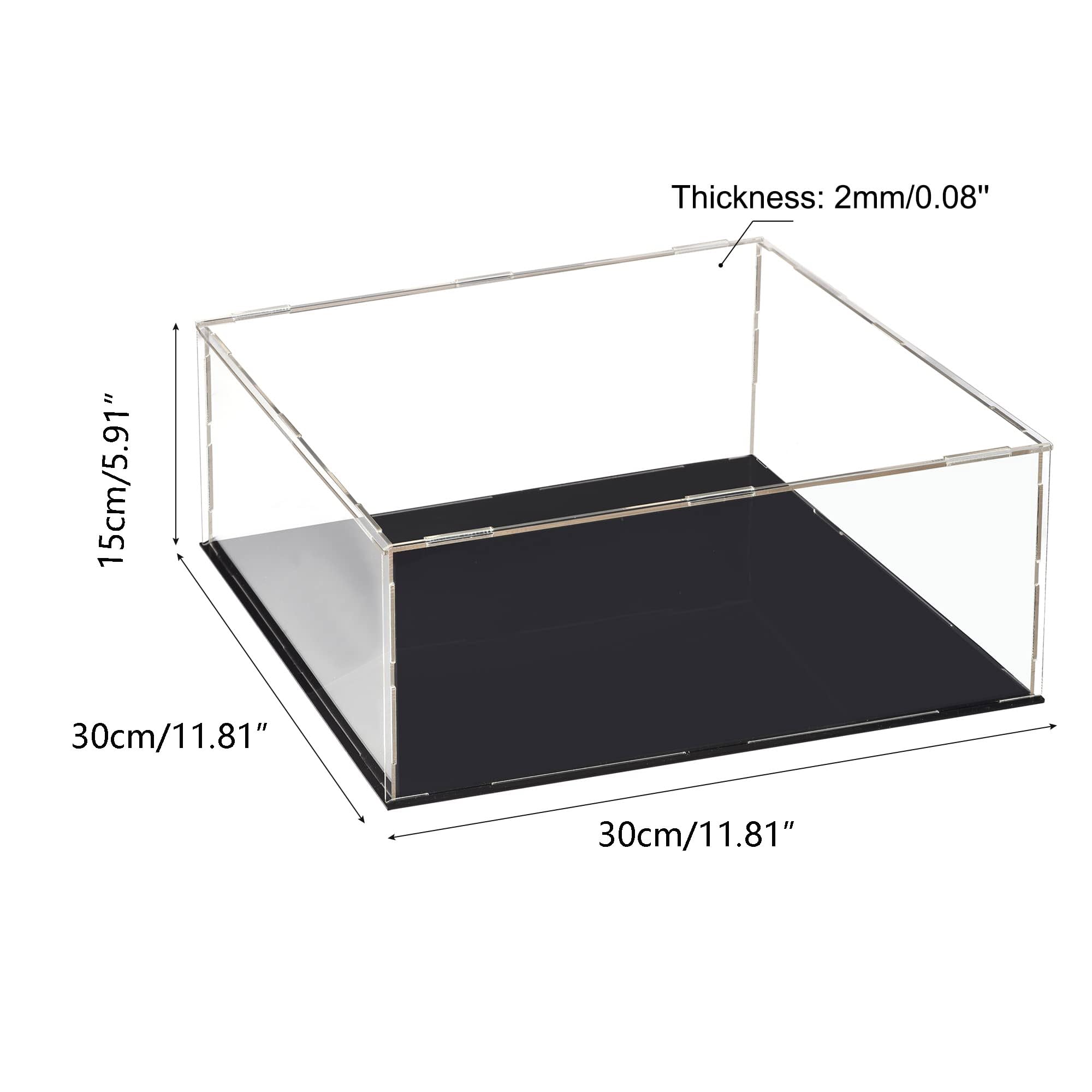 TOP-VIGOR Acryl Transparante Vitrine – 20 x 10 x 10cm