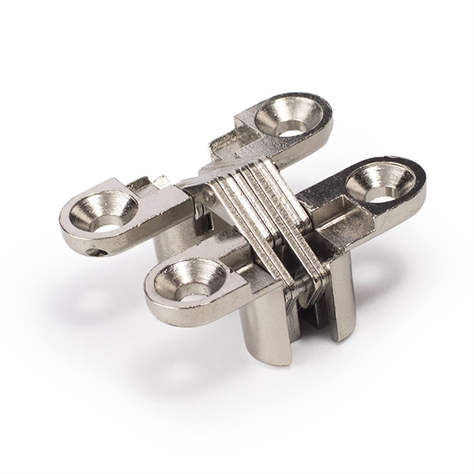 Invisible Hinge 180 Degree Alloy Material Folding Door Cross Hidden for Gate Cupboard Furniture Hardware Set Hinges