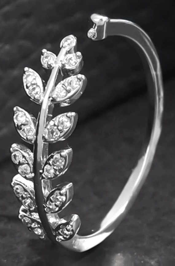 Yellow Chimes Rings for Women and Girls Silver Ring | Adjustable Crystal Rings | Silver Toned Finger Ring for Women | Birthday Gift For Women Anniversary Gift for Wife Valentine Gift for Girls