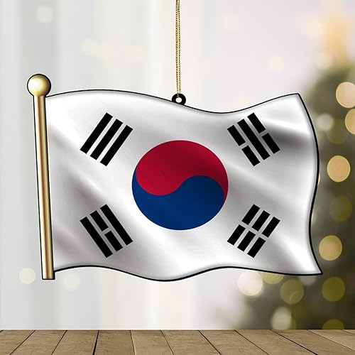 Vista 41 de Adorno acrílico de Navidad de Filipinas, decoración de árbol de Navidad, adorno de Navidad nacional para niños, bandera de Filipinas, banderas