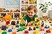 20-Piece Large Farm & Wild Animal Building Block Set – 20 Animal Figures Educational Toys – Compatible with All Major Blcoks Brands – Preschool STEM Toy for Toddlers 1–5