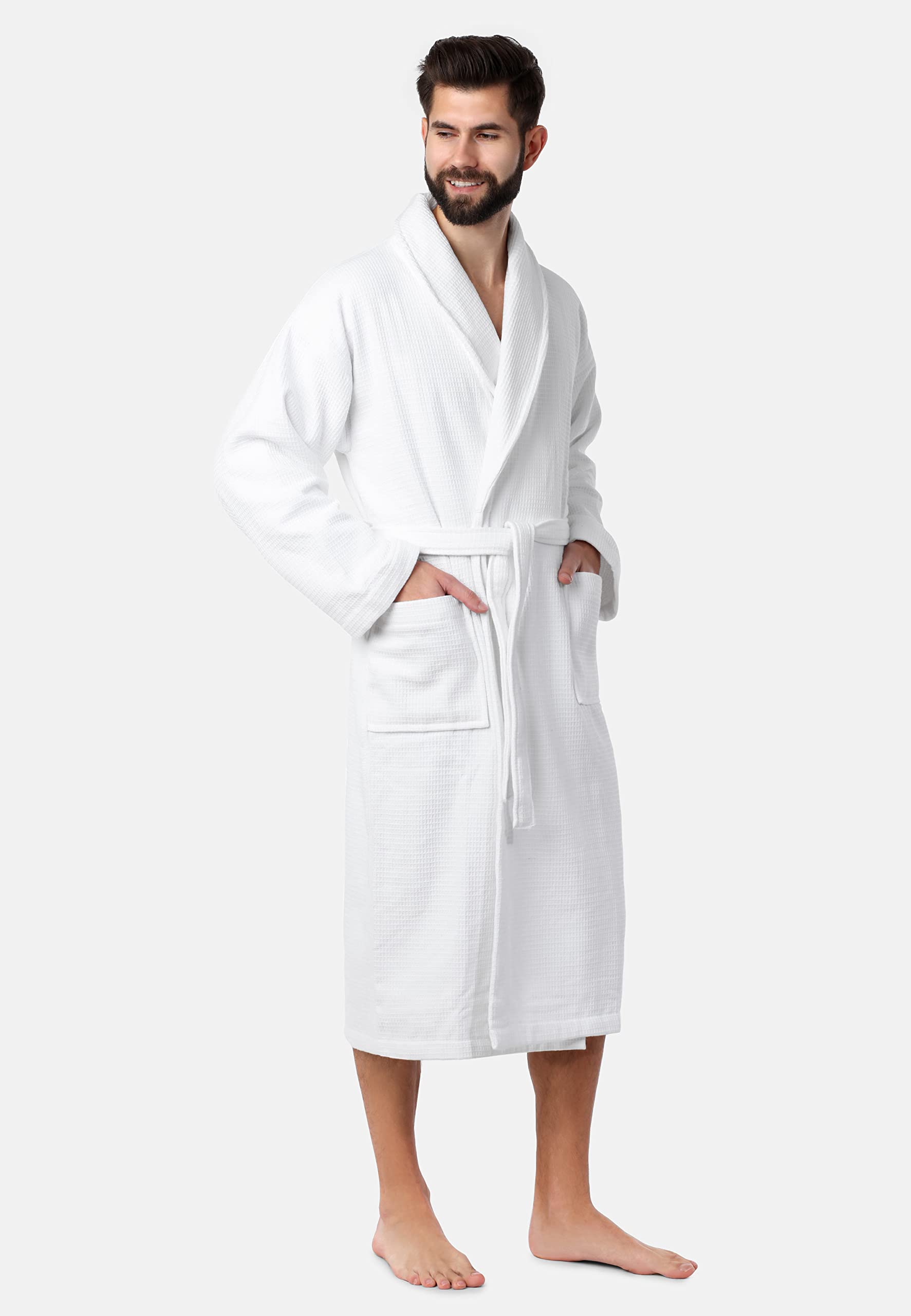 Ladeheid Peignoir de Bain Éponge 100% Coton Homme LA40-226
