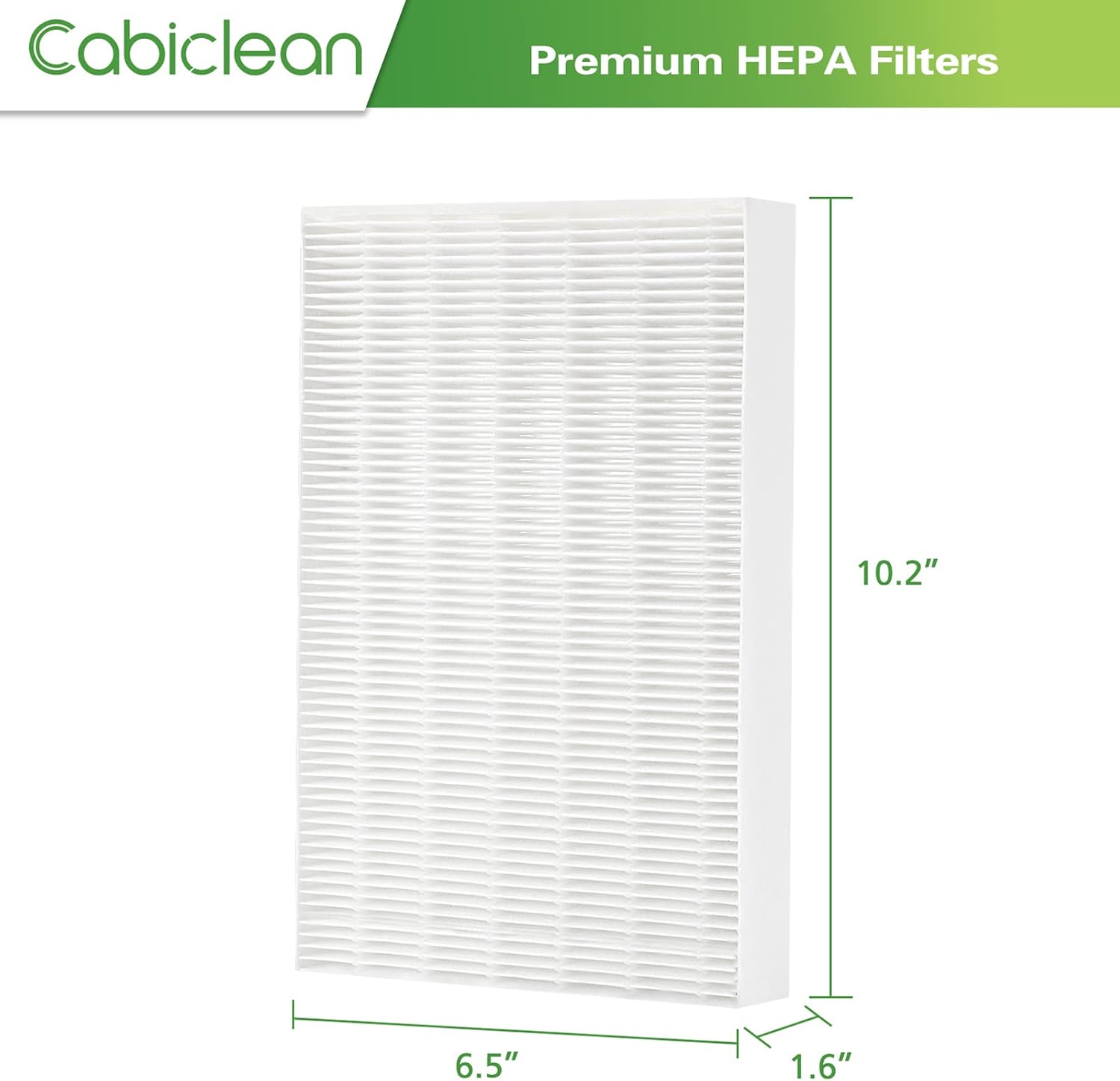6 Pack HPA300 Filter R True HEPA Replacement Filters for Honeywell HPA300, HPA200, HPA100, HPA090 Series and HPA5300, Replacements for Honeywell Filter R (HRF-R3 & HRF-R2 & HRF-R1) White