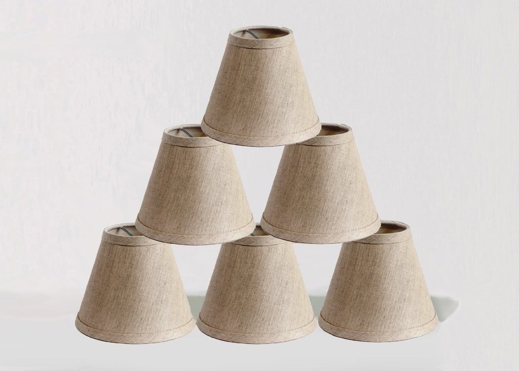 ONEPRE Crea Clip On Lap Shades Light Shades Off White Candle