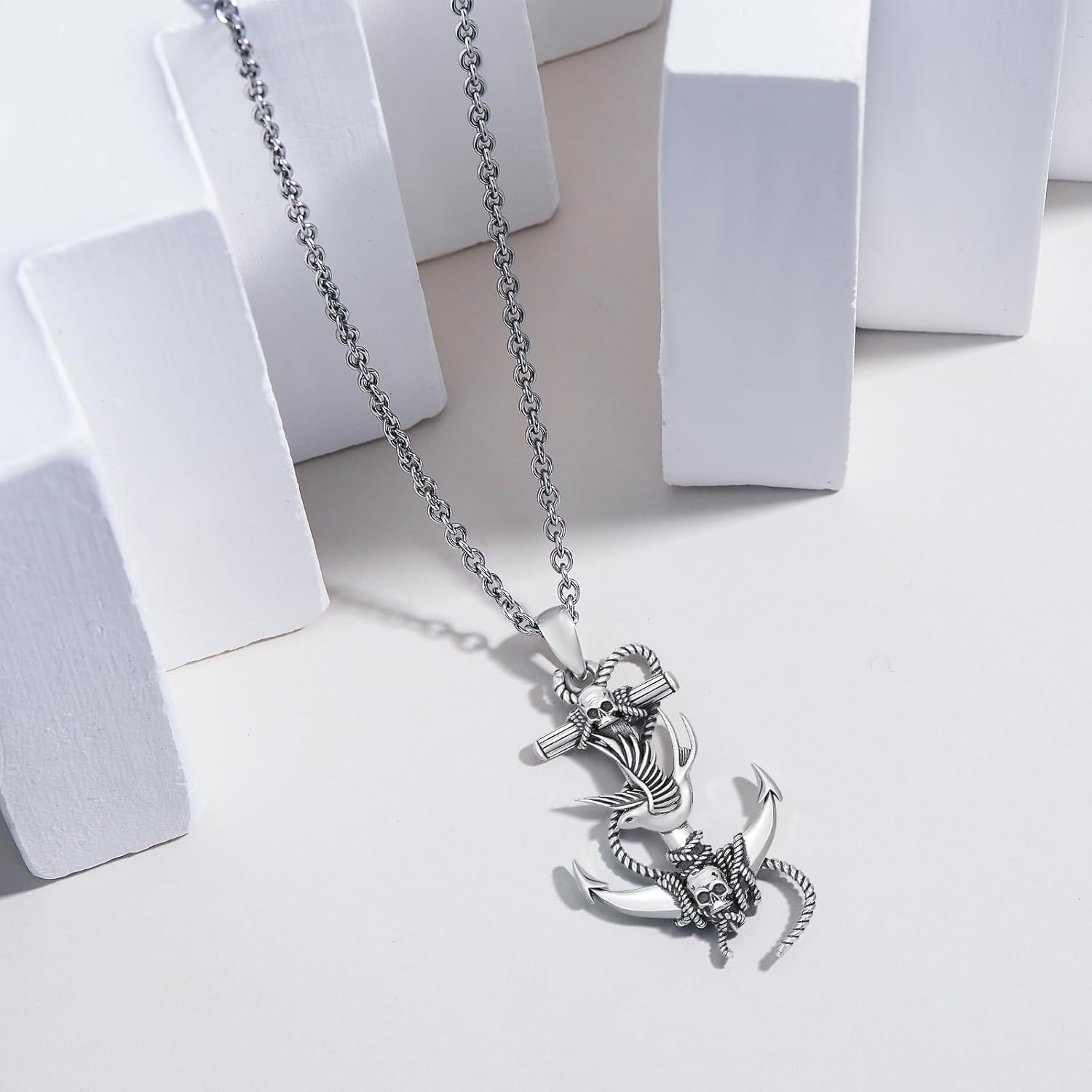 Sterling Silver Rabbit/Cat/Snail/Deer/Unicorn/Monkey/Elephant/Hummingbird/Butterfly Necklace Sterling Silver Animal Themed Jewelry Christmas Halloween Gifts For Women Girls Animal Lover - Image 6