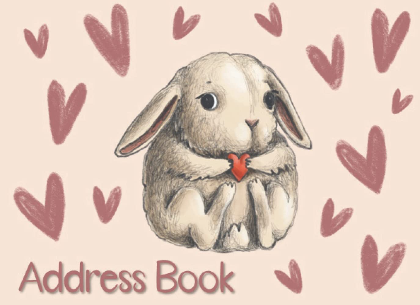 Address Book: Cute Rabbit, Telephone Address Book With Birthdays And Anniversaries, Alphabetical Organizer
