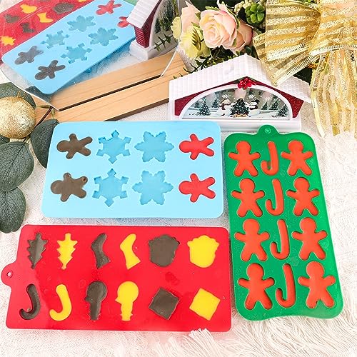 Winerming Christmas Silicone Molds Christmas Chocolate Molds Candy Molds For Baking Sweet Treats,Cake Xmas Gift Handmade Soap Candles With Shape Of Christmas Tree thumb #5