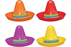 Vibrant Mini Sombrero Assortment for Lively Fiesta Festivities