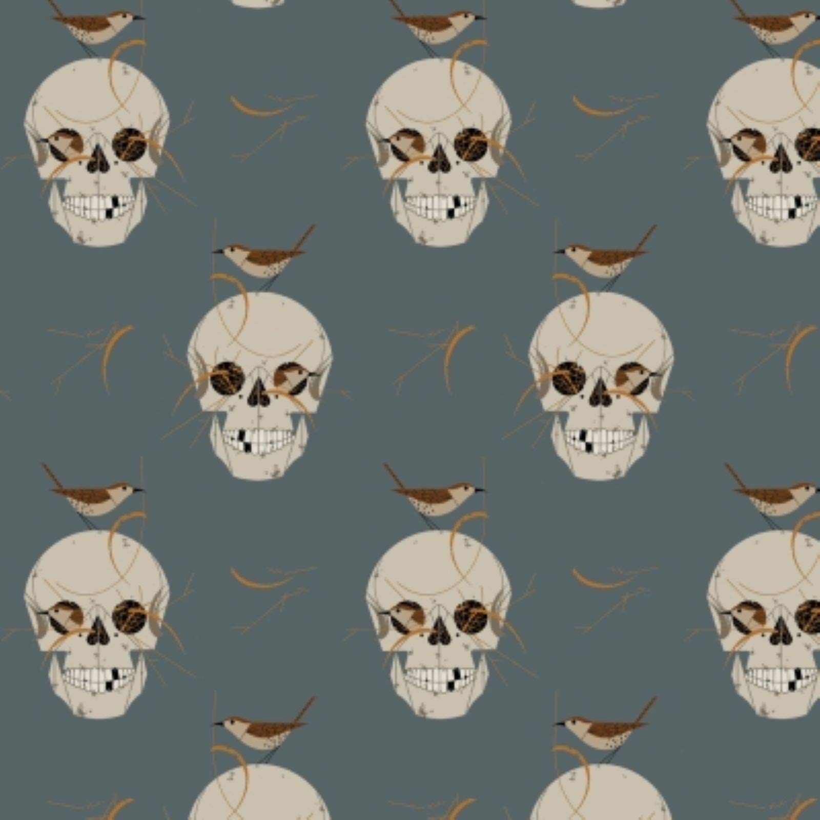 Birch Organic Fabric Charley Harper Halloween CH 100 Wrented BTY