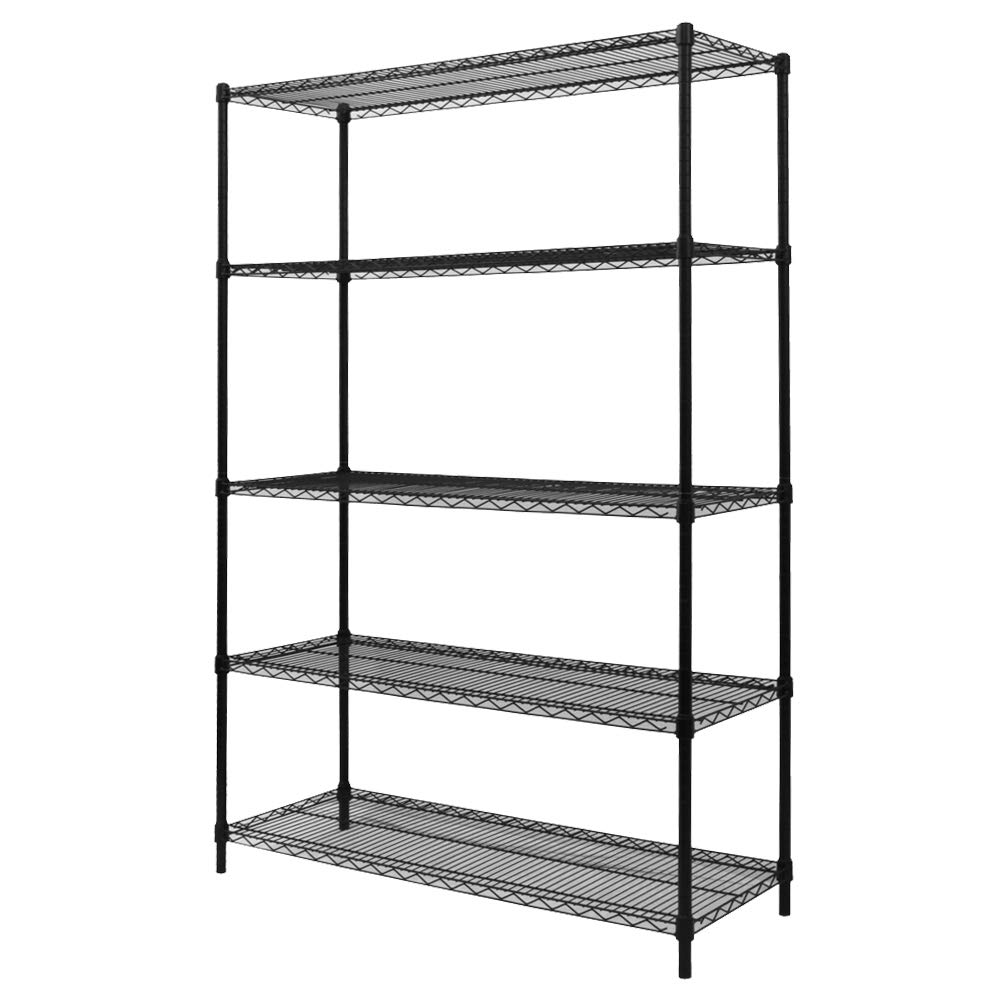 メタルラック5段 幅120cm×奥行45cm×高さ180cm Amazon｜WEIMALL メタルラック 5段 幅120×奥行45×高さ180cm ポール径
