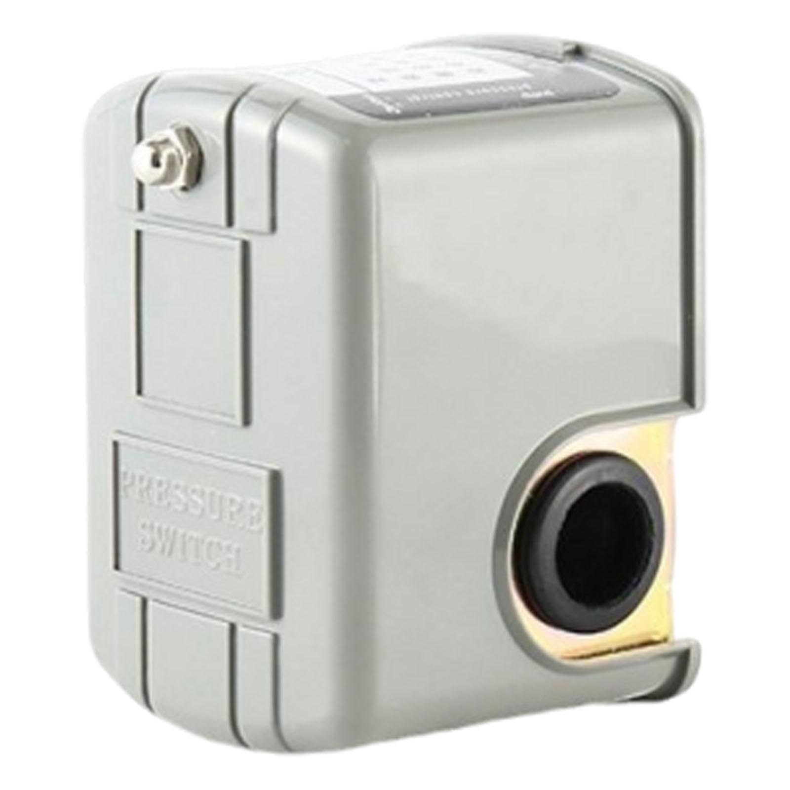 Pressostato Regolabile per Pompa Acqua con Range Pressione Selezionabile Interruttore Differenziale Automatico Accessorio per Installazione su Pozzo a, da 1 a 4 Maschi