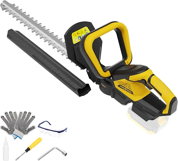 Hedge Trimmer for Dw 20V Battery,Hedge Trimmer Cordless with 22'' Dual-Action Blade and 3/5'' Cutting Capacity,1600RPM& Safety Lock (Battery Not Included)
