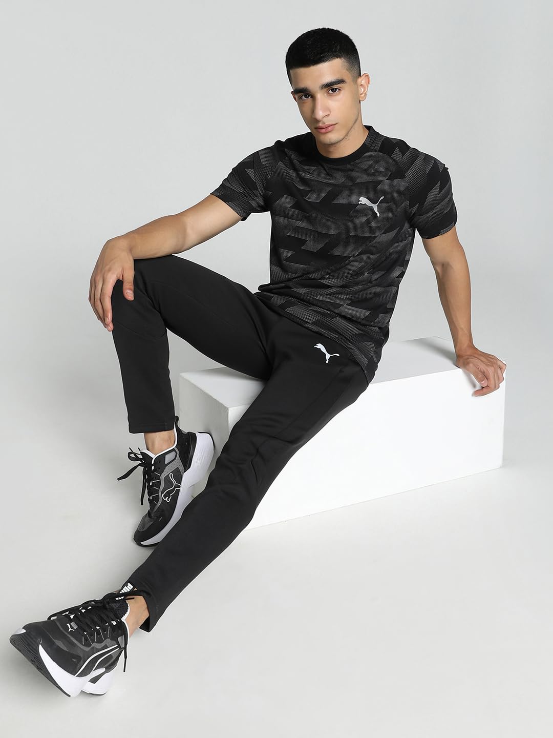 PUMA Pantalones de Cintura Alta Evostripe - Pantalones de Punto Unisex Adulto