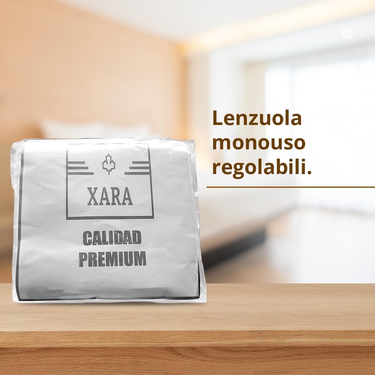 XARA Lenzuola letto regolabili in TNT usa e getta 80 x 210 cm - 20 g - Confezione da 20 - Lenzuola usa e getta Barella da massaggio, 100% riciclabili, idrorepellenti