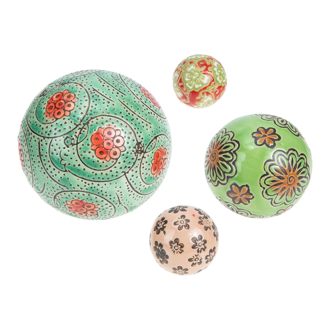Dekorative Keramikkugeln Für Aquarium Und Wohnaccessoires Schwimmende Keramikkugeln Aus Keramik 8.00 cm 4 Stück Für Zimmerpflanzen Teich Und Dekoartikel