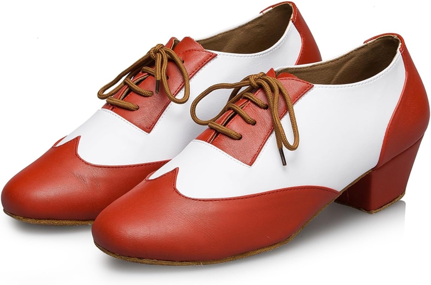 Minishion Men's TH177 Fashion Lace-up Leather Wedding Ballroom Latin Taogo Dance Shoes