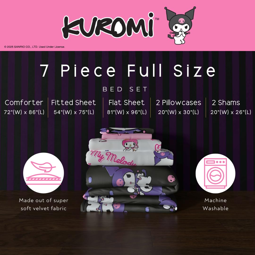 Amazon｜フランコ サンリオ クロミ & マイメロディ 寝具 7点 スーパー