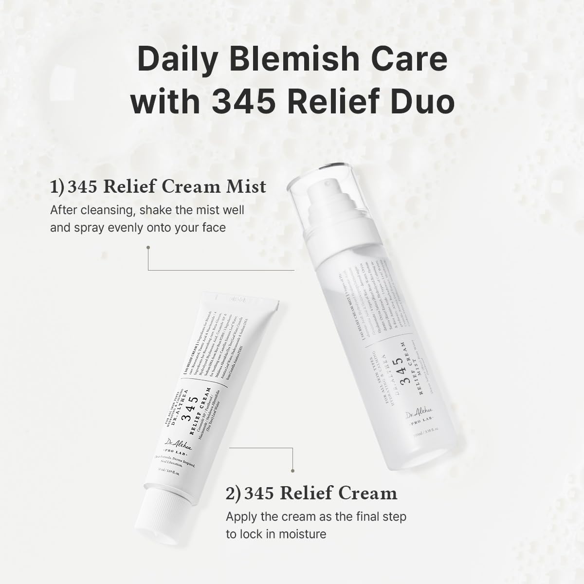 Dr.Althea 345 Relief Cream & Mist Duo | Soothing Recovery & Moisture for Sensitive Skin | Korean Vegan Skin Care Set for All Skin Types - Image 7