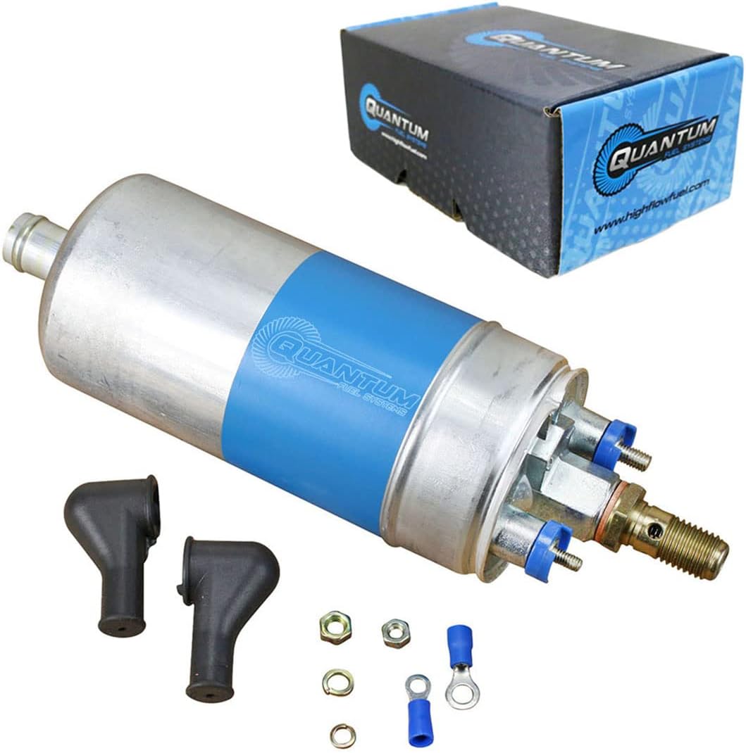 QFS Fuel Pump for 1974-2001 BMW E30 M3, Audi 80/90/100, VW Golf I/Jetta I/Rabbit, Ferrari 308/328/Testarossa, Volvo 240/760, & More