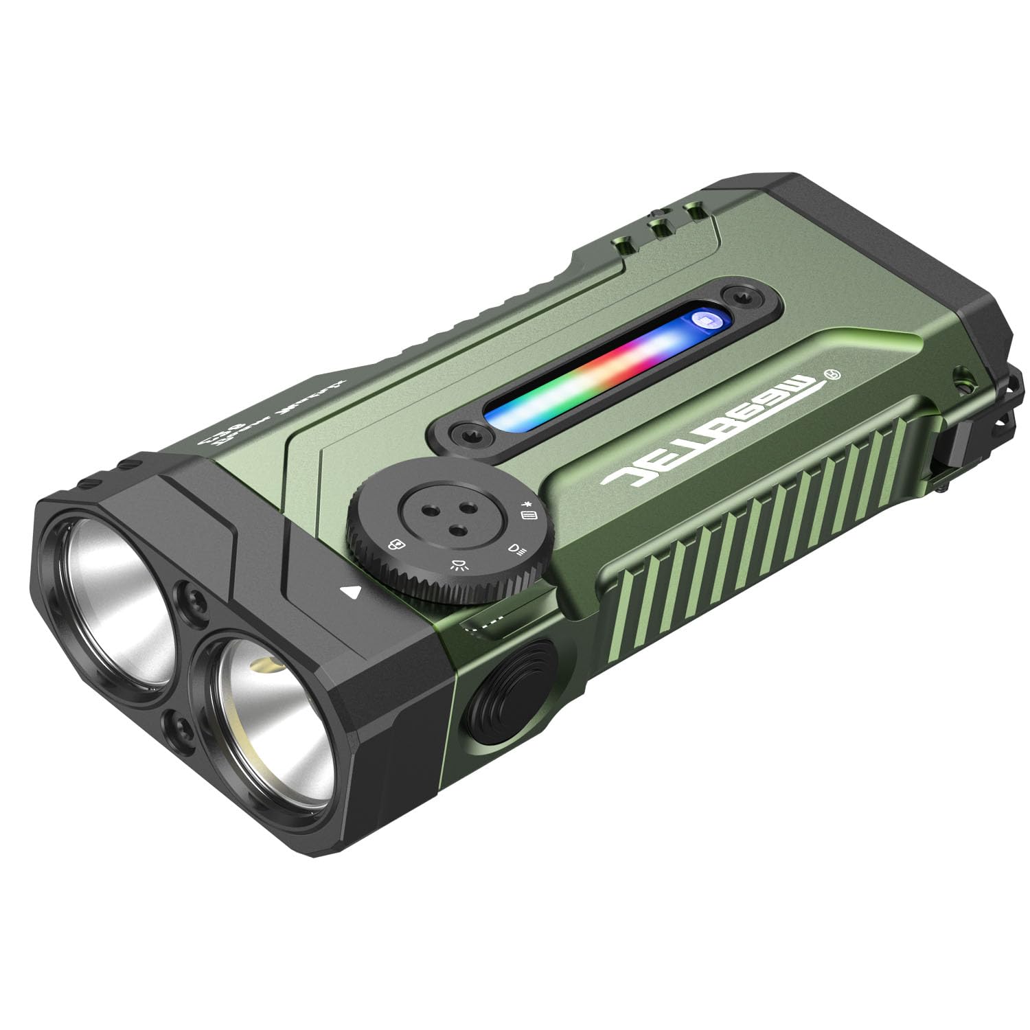 JETBeam E28 Flat EDC Flashlight, 3300 LM Rechargeable Multi-Mode