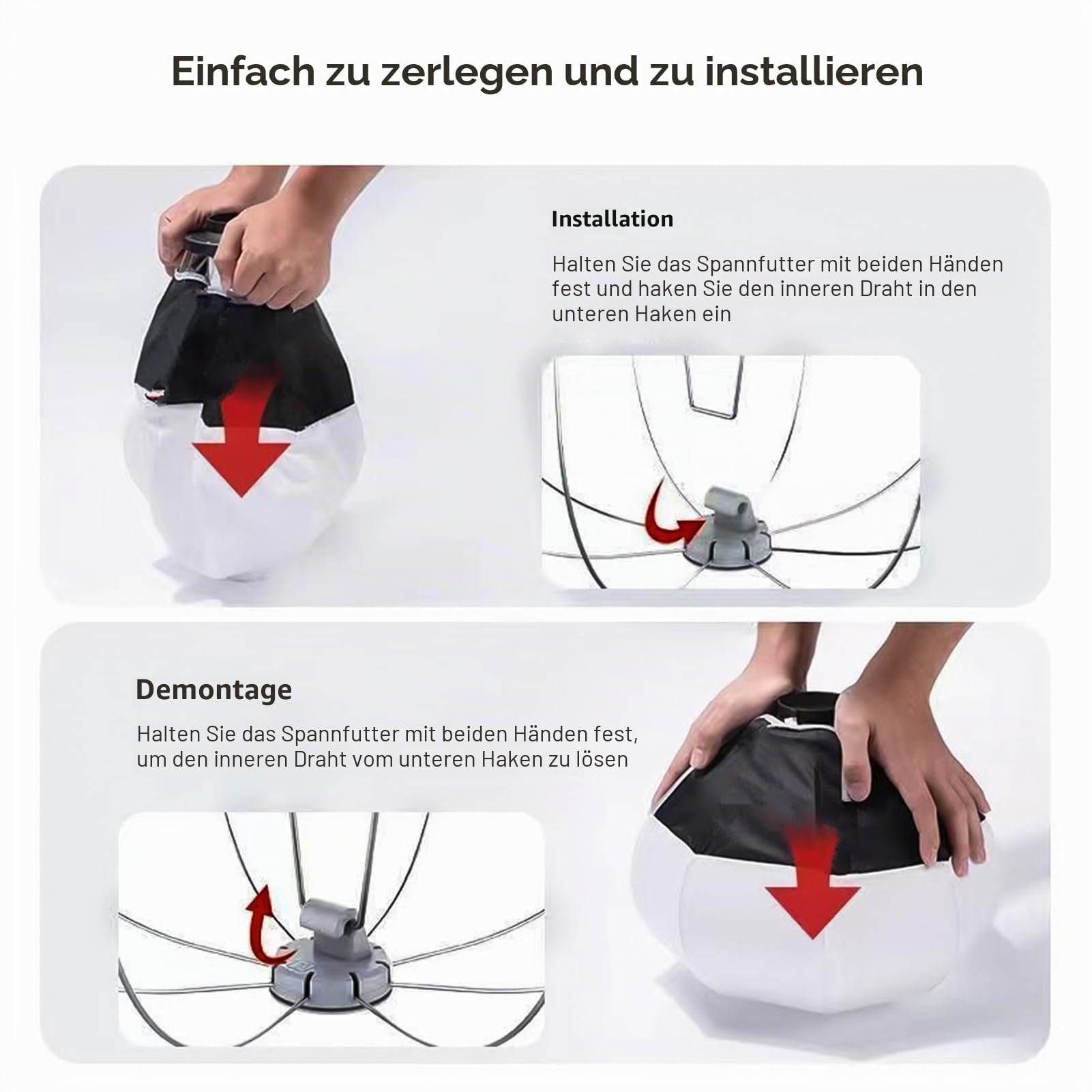 30 cm/11,8 Zoll Laternen-Softbox, sphärische, zusammenklappbare Softbox, schnelle Installation, Mini-Bowens-Halterung, Zubehör für Studiofotografie und Videobeleuchtung