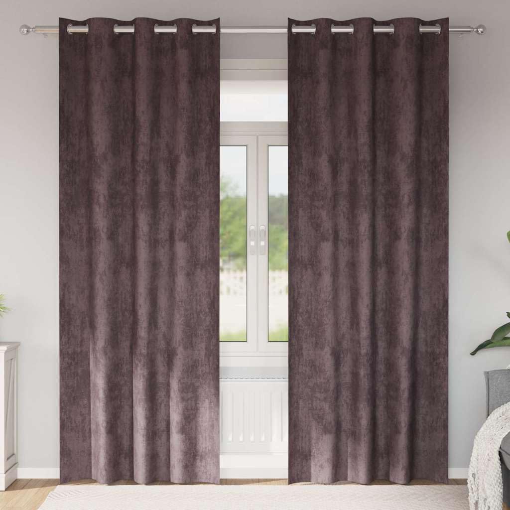 Generisch Tende oscuranti, con blocco della luce interna, in tessuto durevole, funzionamento manuale per camera da letto e soggiorno (marrone, 140 x 225 cm con cuscino)