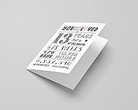 Vista 8 de Katie Doodle - Tarjeta súper bonita de cumpleaños número 13 (hecha a mano en Estados Unidos), decoraciones de cumpleaños número 13 para niñas, 13